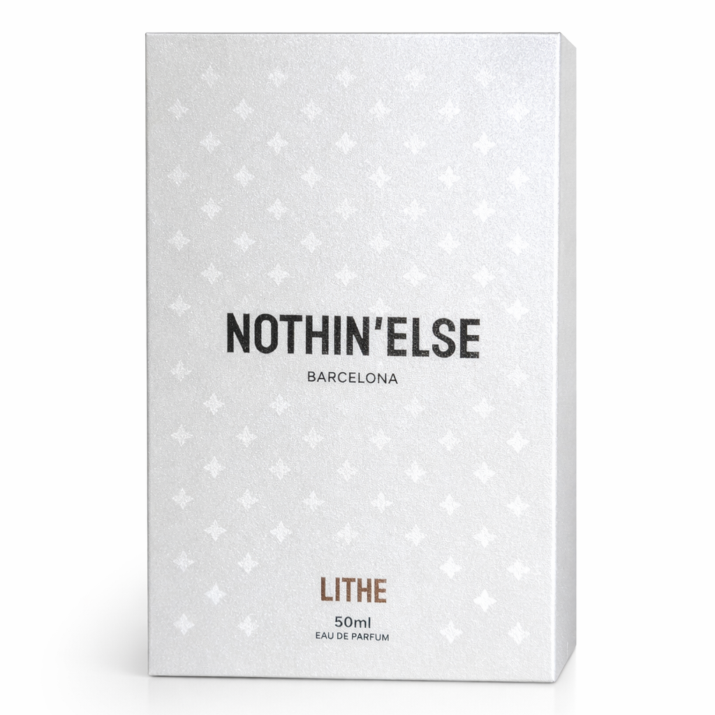 White packaging of 'Nothin' Else' with 'Lithe' text on a white background