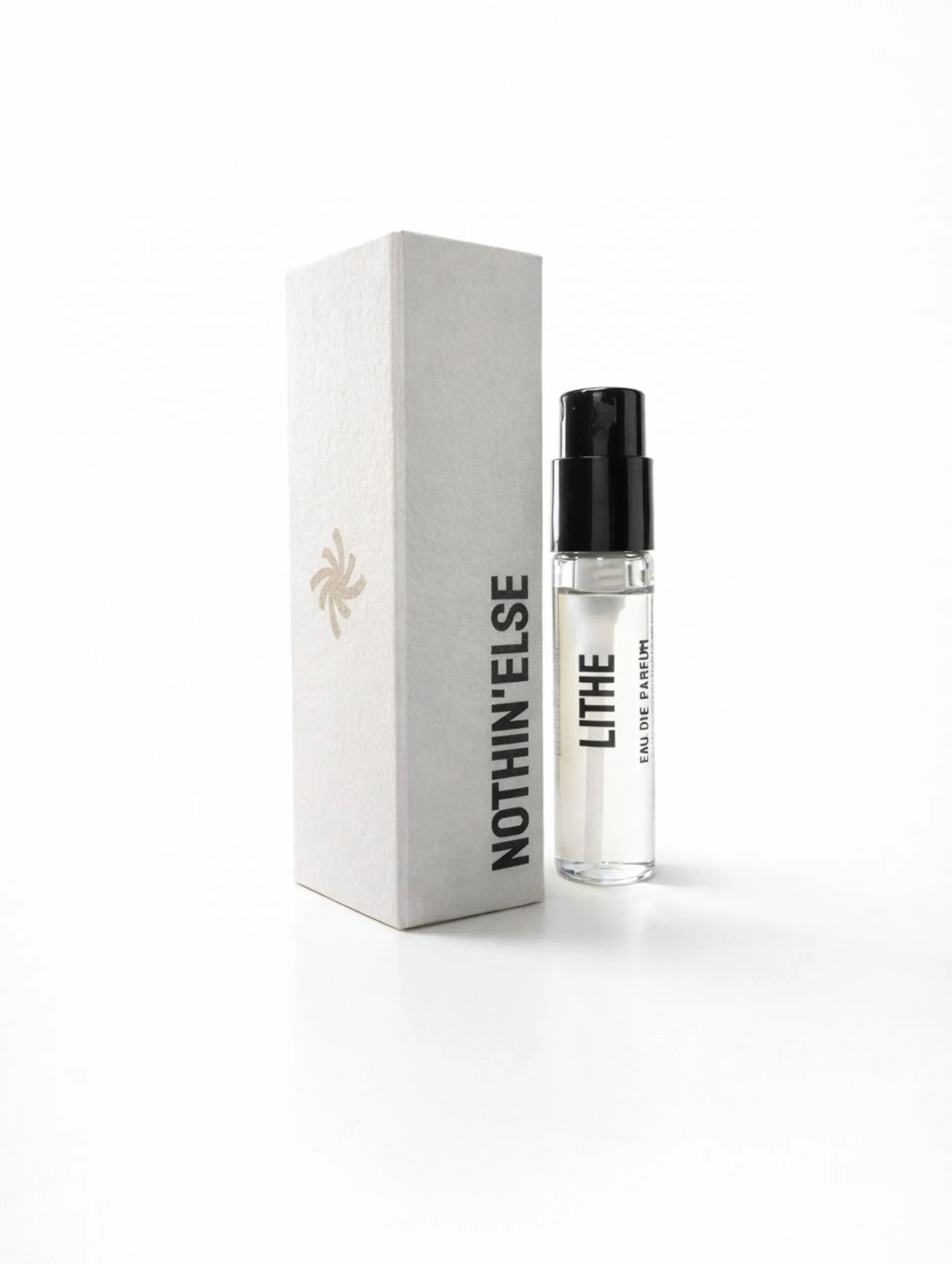 Nothin' Else Lithe perfume bottle and packaging on a white background
