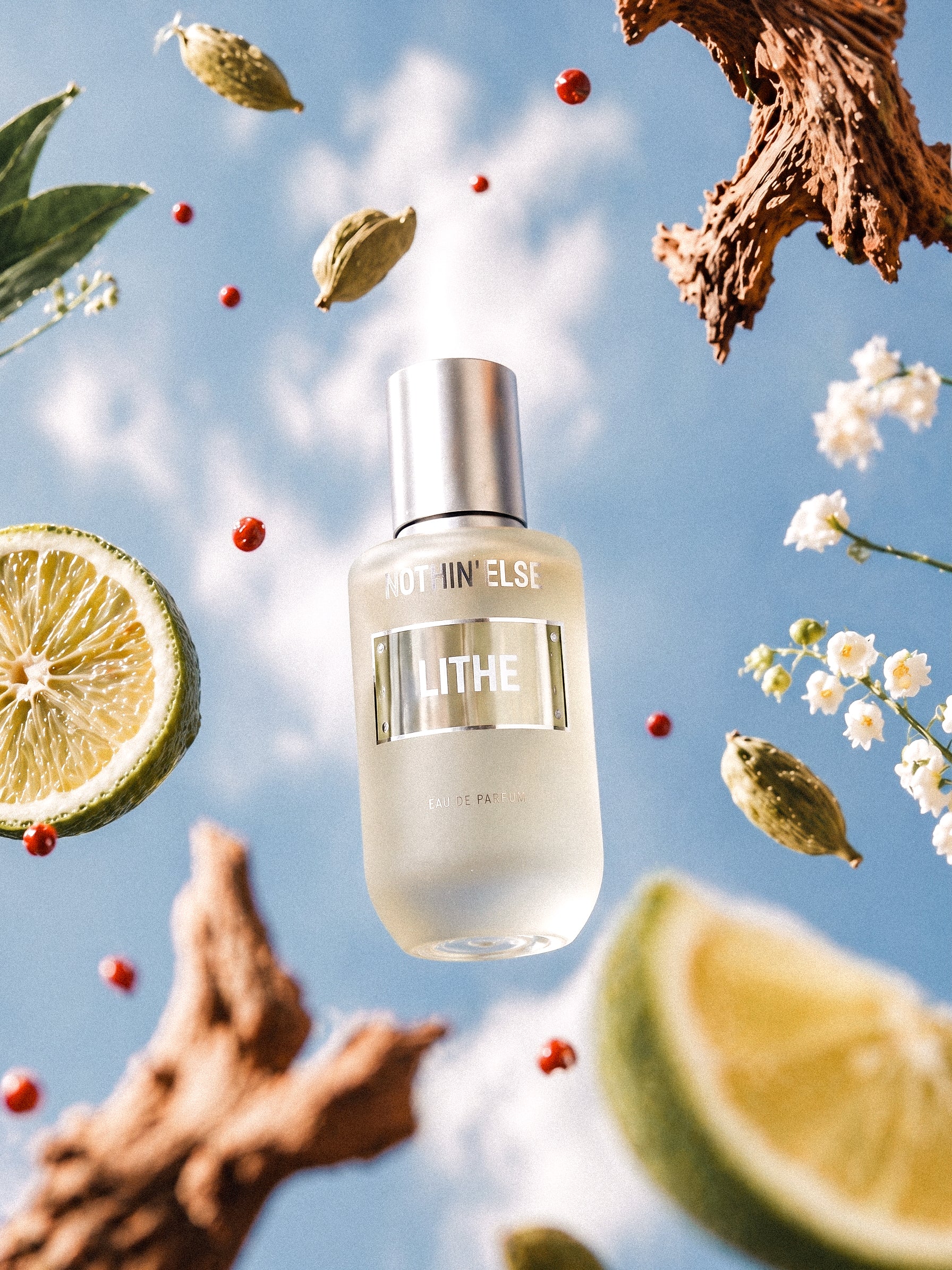 Nothin'else Lithe surrounded by its own notes. Leather, Pepper, Cardamom, Bergamot, Rose, Orange blossom