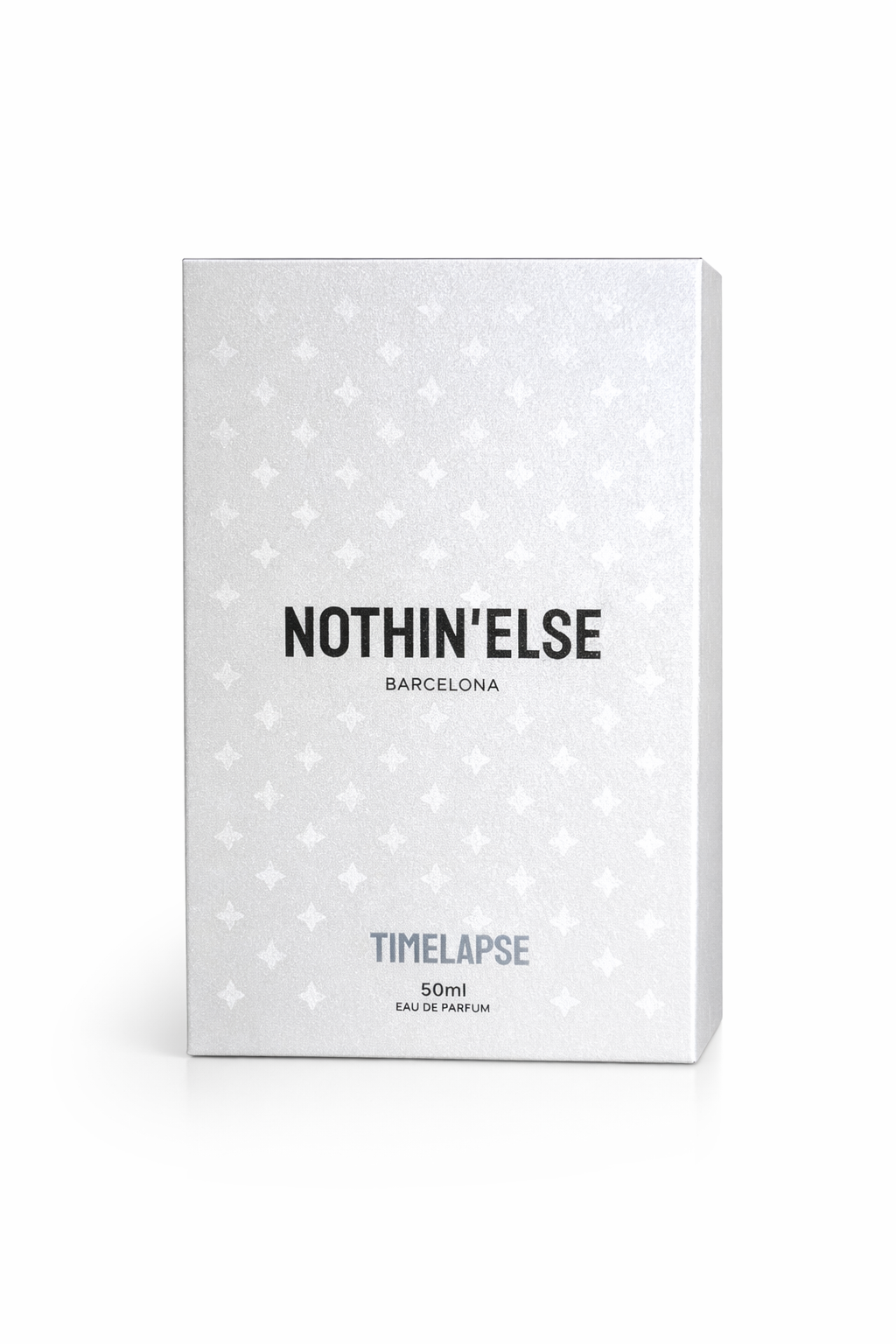 White packaging box with 'Nothin' Else Barcelona' branding on a white background
